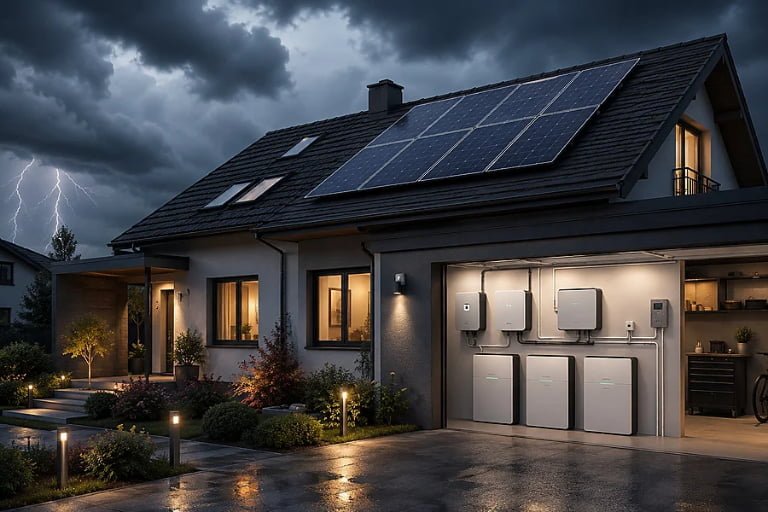 ![Home solar battery backup system powering a modern house with rooftop panels](https://voltcrave-battery.com/wp-content/uploads/2026/06/What-are-the-Best-Solar-Batteries-for-Home-Backup-in-2026.jpg "Solar Batteries")
