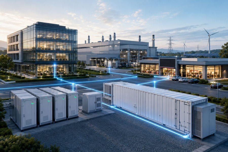 Commercial energy storage application