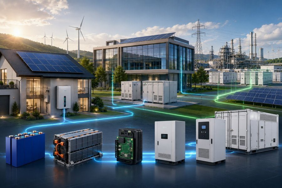 Energy storage solution with solar power