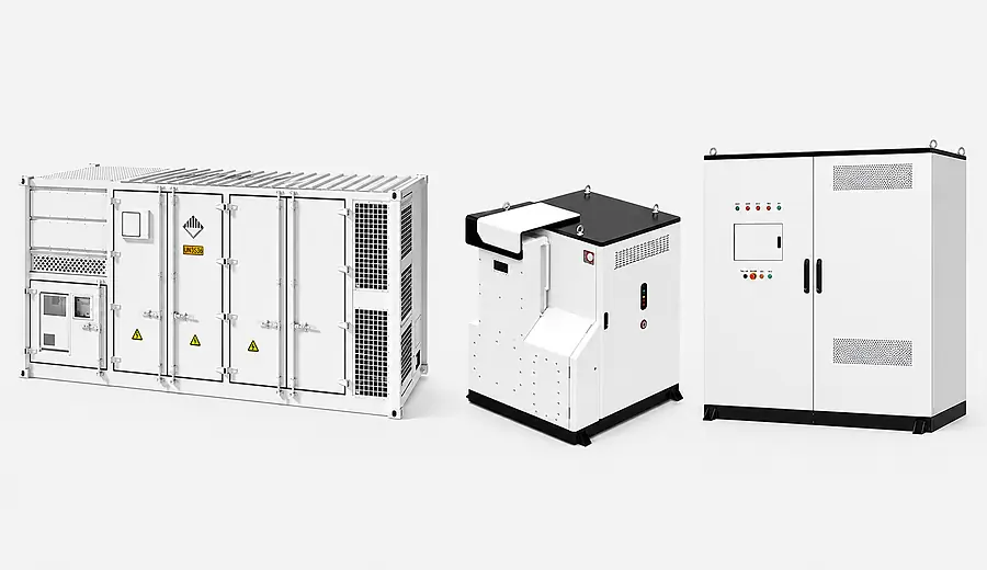 VoltCrave commercial and industrial energy storage systems -- liquid cooled outdoor cabinet, liquid cooled battery cabinet, all-in-one liquid-cool, container BESS and HV modular systems
