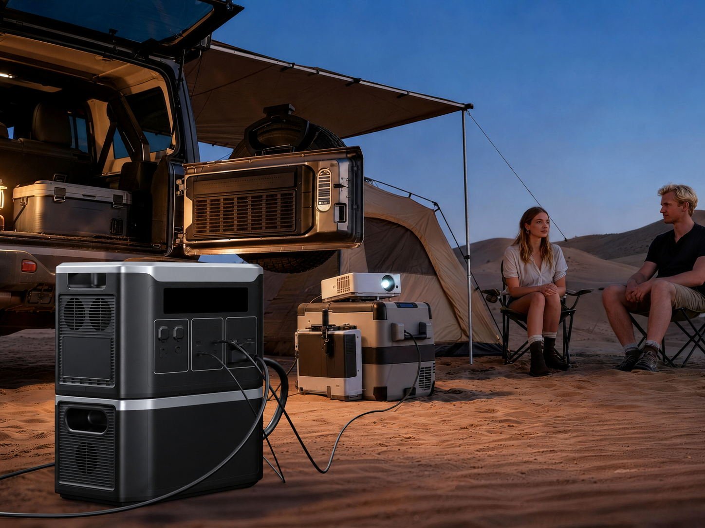 BP3000 portable power station for camping