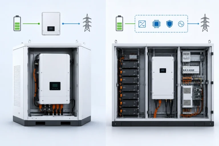 ![PCS and inverter differences explained for battery energy storage systems](https://voltcrave-battery.com/wp-content/uploads/2026/08/What-Is-the-Difference-Between-a-PCS-and-an-Inverter.webp "PCS vs Inverter")