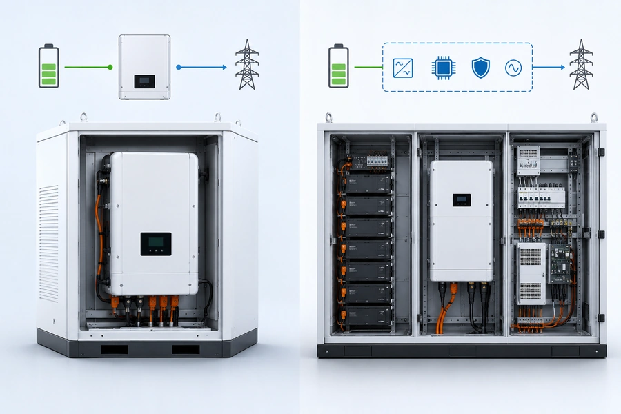 ![PCS and inverter differences explained for battery energy storage systems](https://voltcrave-battery.com/wp-content/uploads/2026/08/What-Is-the-Difference-Between-a-PCS-and-an-Inverter.webp "PCS vs Inverter")