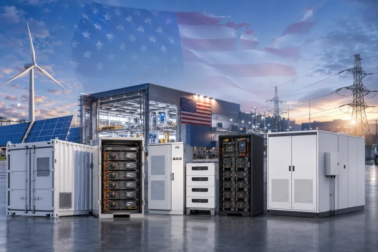 ![Top energy storage battery manufacturers operating across the USA](https://voltcrave-battery.com/wp-content/uploads/2026/08/Who-Are-the-Top-10-Energy-Storage-Battery-Manufacturers-in-the-USA.webp "USA Battery Manufacturers")