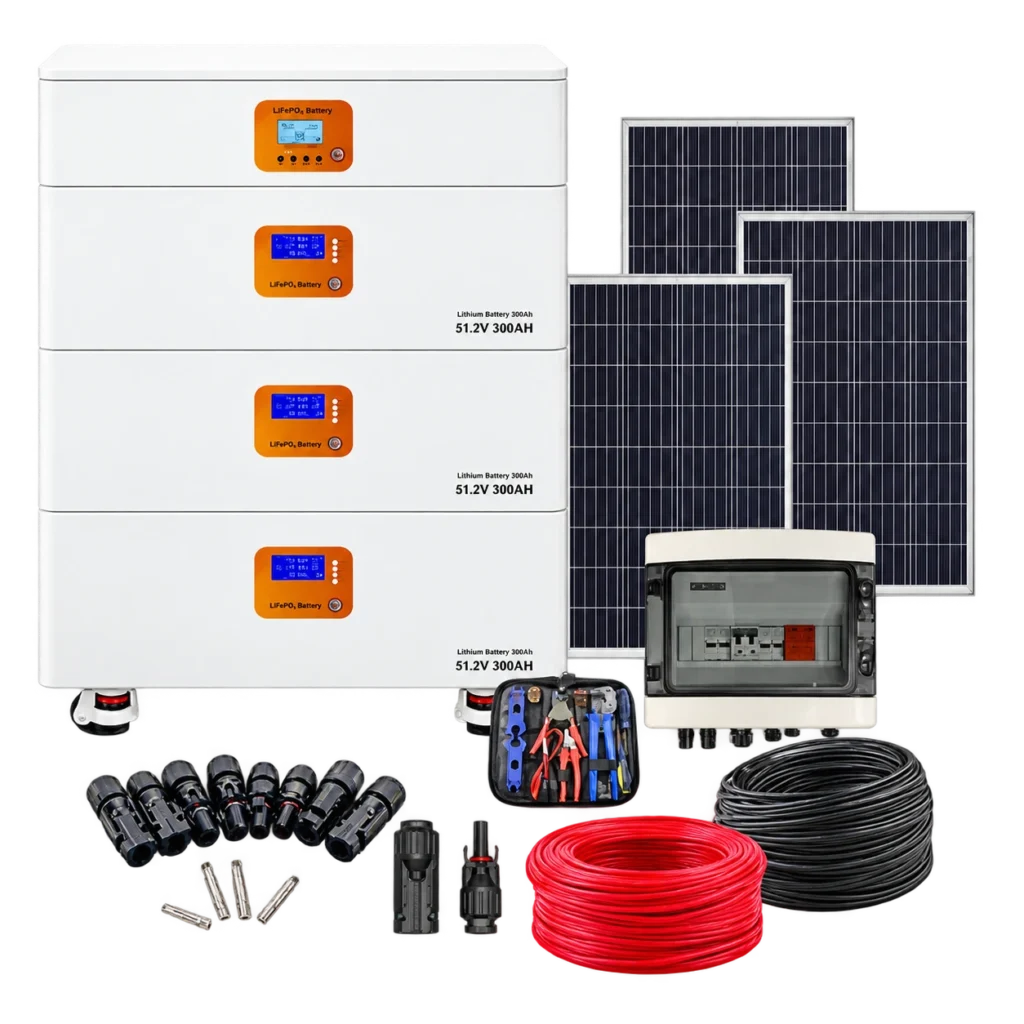 All-in-One ESS 10kW Solar Battery Storage System with 51.2V LiFePO4 Battery