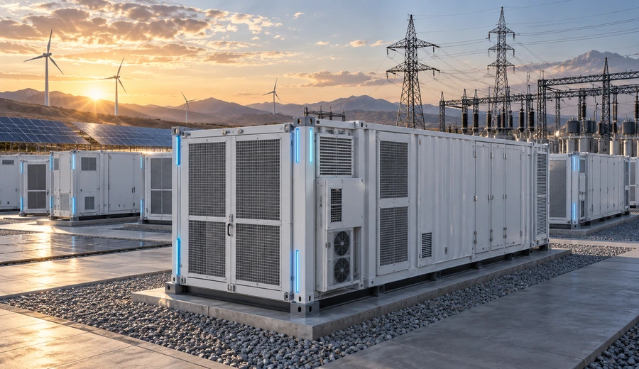 VoltCrave Noahx Liquid Cooled energy storage system with liquid-cooled cabinet, battery racks, PCS, EMS and BMS integration