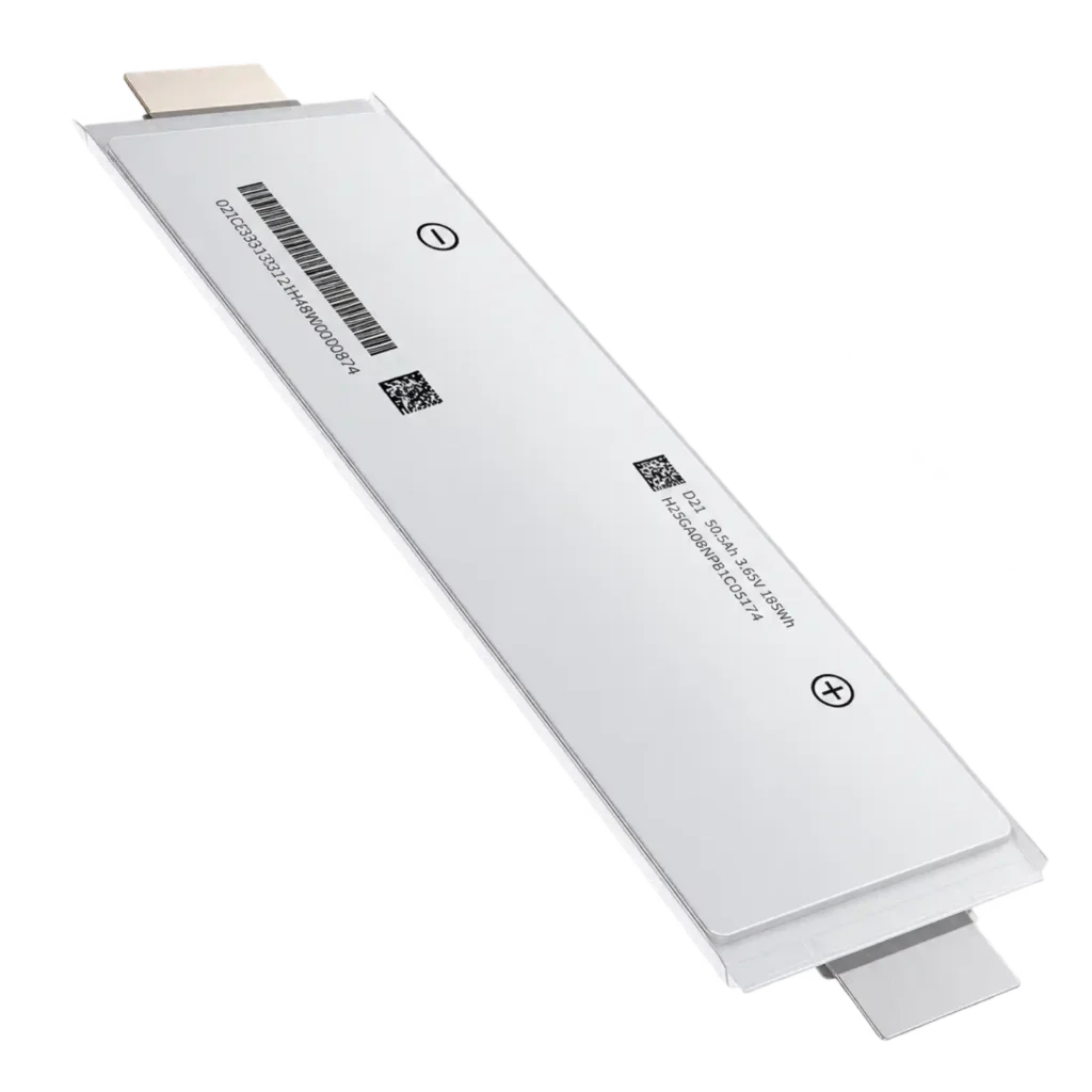 Power Battery D21 50.5Ah 3.65V NMC Pouch Cell
