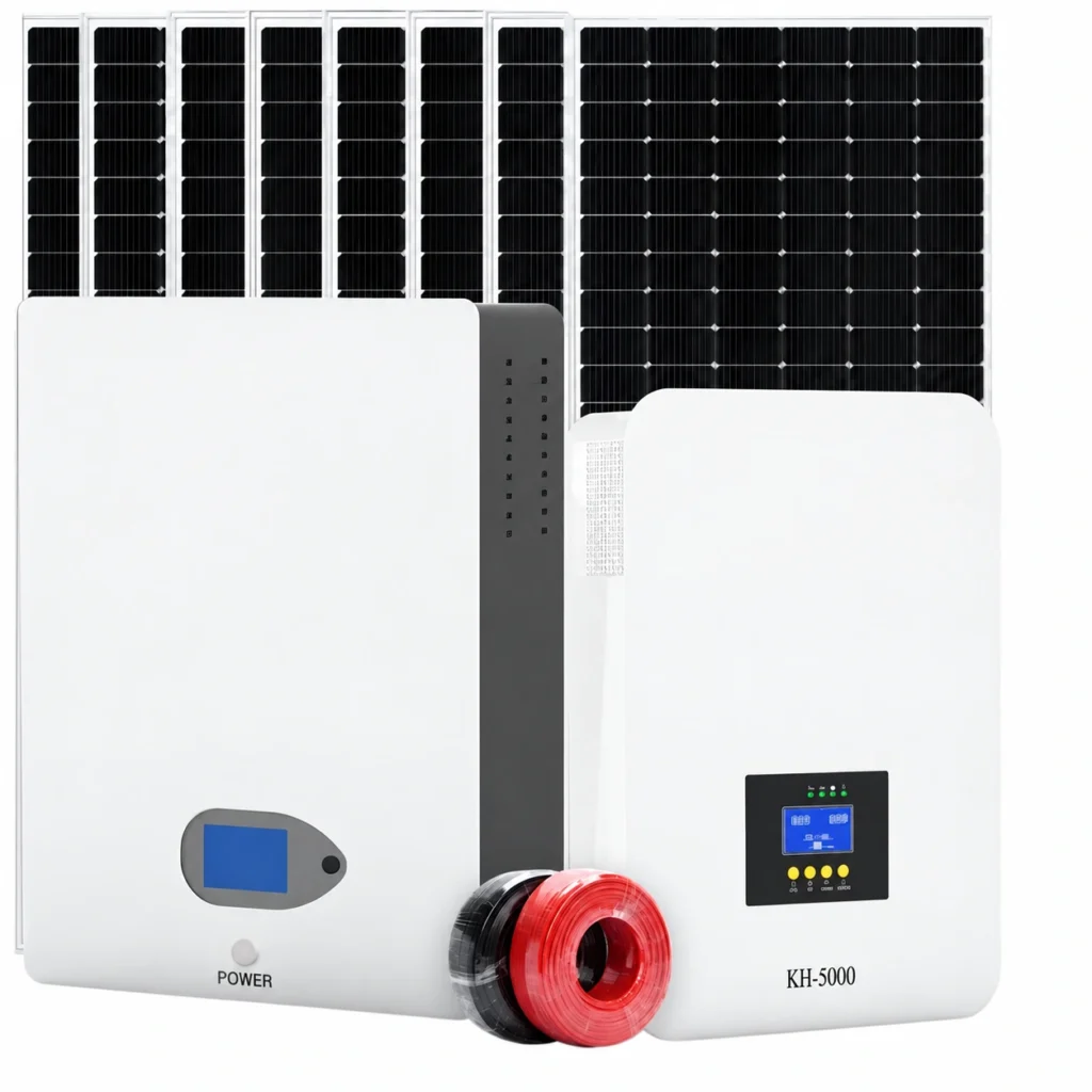 Sun ESS Series Complete Solar System 5KW Off Grid Solar Power System Kit for Home