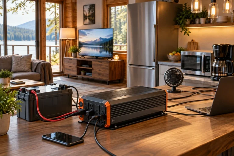 ![3000W pure sine wave inverter powering appliances tools and electronic devices](https://voltcrave-battery.com/wp-content/uploads/2026/09/What-Will-a-3000W-Pure-Sine-Wave-Inverter-Run.webp "3000W Inverter Applications")