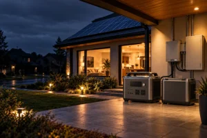 ![Portable power station supplying backup electricity for household appliances during power outages](https://voltcrave-battery.com/wp-content/uploads/2026/10/Can-a-Portable-Power-Station-Run-a-House.webp "Portable Power Station for Home")