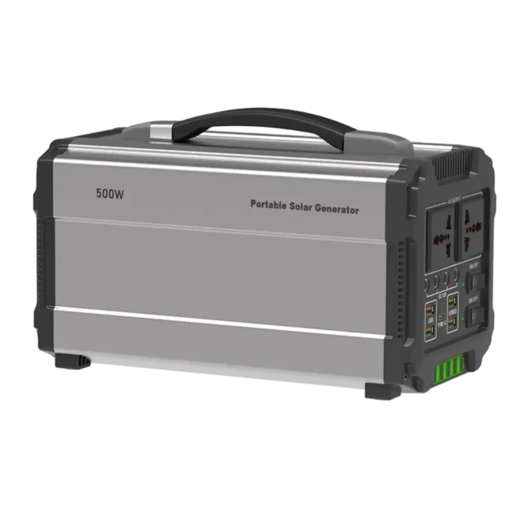 Portable Power Station Solar Generator 500W