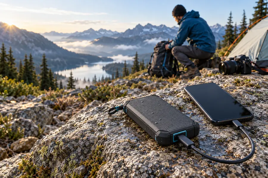 ![Best outdoor power bank for reliable portable charging during travel camping and adventures in 2026](https://voltcrave-battery.com/wp-content/uploads/2026/10/What-Is-the-Best-Power-Bank-for-Outdoor-Use-in-2026.webp "Best Outdoor Power Bank")