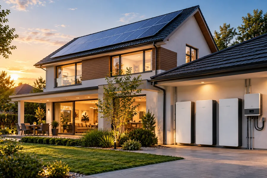 ![Solar battery sizing for powering a house based on energy use and backup needs](https://voltcrave-battery.com/wp-content/uploads/2026/10/What-Size-Solar-Battery-Is-Needed-to-Power-a-House.webp "Solar Battery Size")