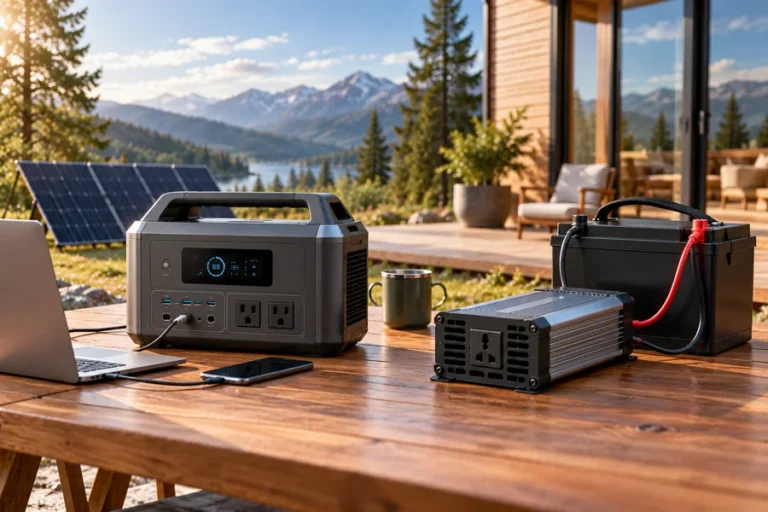 ![Portable power station and power inverter compared for portability functionality and backup power applications](https://voltcrave-battery.com/wp-content/uploads/2026/10/Which-Is-Better-a-Power-Station-or-a-Power-Inverter.webp "Power Station vs Power Inverter")